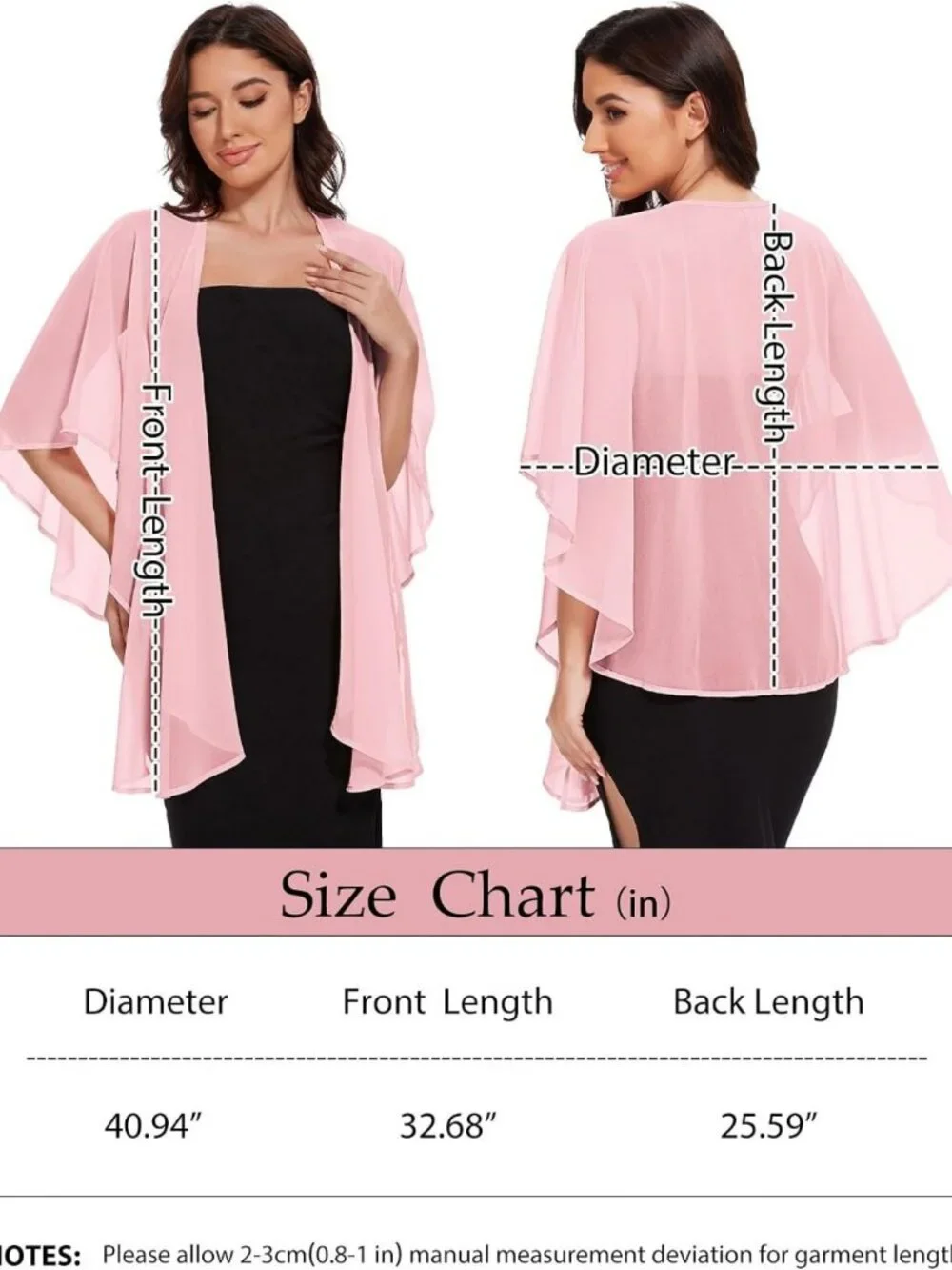 Elegant Chiffon Shawl Wrap for Evening Dresses | Sheer Scarf Cover-Up for Women